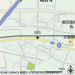 京都府福知山市観音寺406周辺の地図