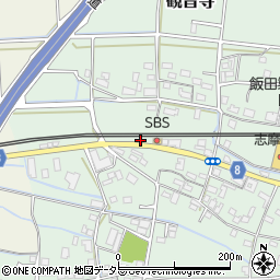 京都府福知山市観音寺401周辺の地図
