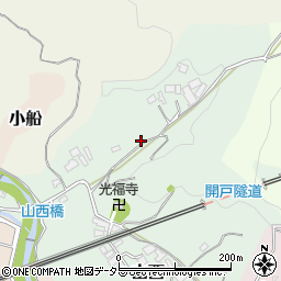 神奈川県小田原市山西周辺の地図