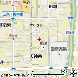 愛知県一宮市三条小辰己9周辺の地図