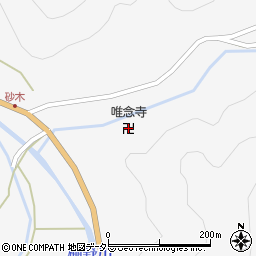 唯念寺周辺の地図