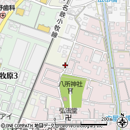愛知県小牧市東田中15周辺の地図