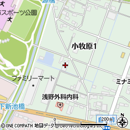 浅野木工所周辺の地図