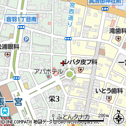 サーパス一宮駅前周辺の地図