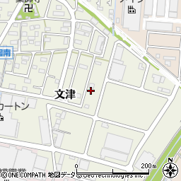 愛知県小牧市文津668周辺の地図