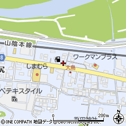 京都府綾部市大島町二反目28周辺の地図