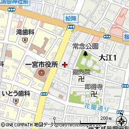 株式会社中日新聞社一宮総局周辺の地図