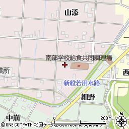 愛知県一宮市北小渕（寺山南）周辺の地図