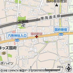 国府新宿周辺の地図