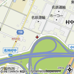 愛知県小牧市村中928周辺の地図