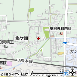 京都府綾部市井倉町（舘）周辺の地図