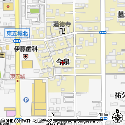 愛知県一宮市三条（今泉）周辺の地図