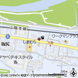 京都府綾部市大島町二反目周辺の地図