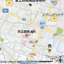 静岡県御殿場市萩原712-9周辺の地図