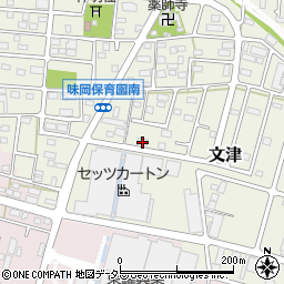 愛知県小牧市文津260周辺の地図