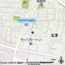 愛知県小牧市文津259周辺の地図