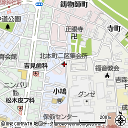 京都府福知山市北本町２区7周辺の地図