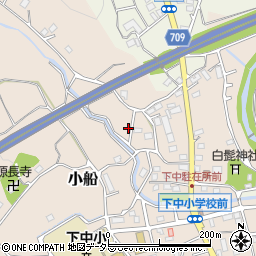 神奈川県小田原市小船627-1周辺の地図