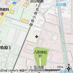 愛知県小牧市小牧原新田2127周辺の地図