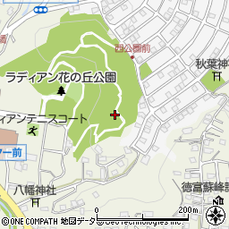 二宮果樹公園周辺の地図