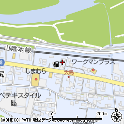 京都府綾部市大島町二反目30周辺の地図