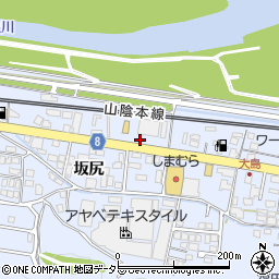 京都府綾部市大島町畠田周辺の地図