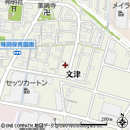 愛知県小牧市文津695周辺の地図