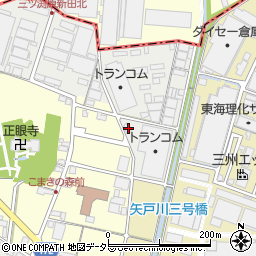 愛知県小牧市三ツ渕原新田408-1周辺の地図