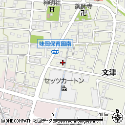 愛知県小牧市文津247周辺の地図