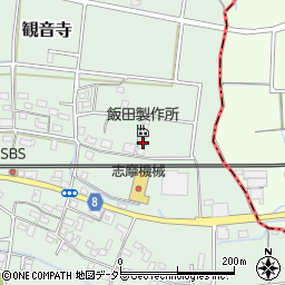 京都府福知山市観音寺521周辺の地図