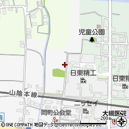 京都府綾部市岡町小丈子周辺の地図