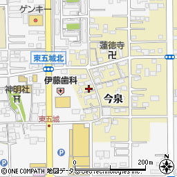 愛知県一宮市三条大平46周辺の地図