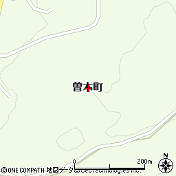 岐阜県土岐市曽木町周辺の地図