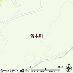 岐阜県土岐市曽木町周辺の地図