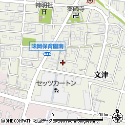 愛知県小牧市文津259-1周辺の地図