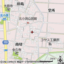 愛知県一宮市北小渕南切1459周辺の地図
