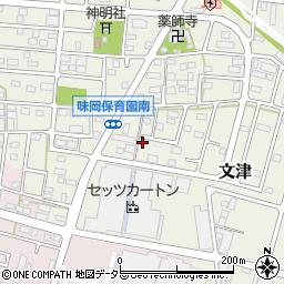 愛知県小牧市文津259-3周辺の地図