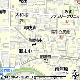 愛知県一宮市大和町馬引郷戌亥2188周辺の地図
