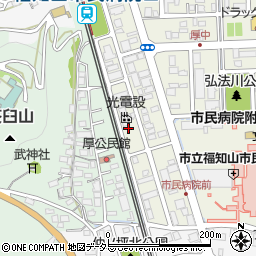京都府福知山市厚中町32-2周辺の地図
