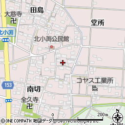愛知県一宮市北小渕南切1458周辺の地図