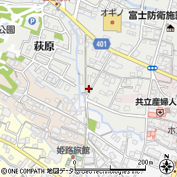 静岡県御殿場市萩原677周辺の地図