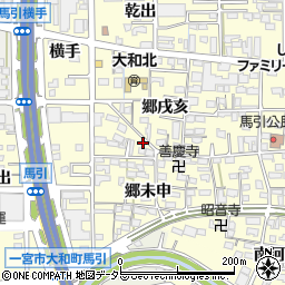 愛知県一宮市大和町馬引郷戌亥2217-4周辺の地図