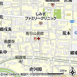 愛知県一宮市大和町馬引郷丑寅2154周辺の地図