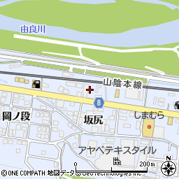 京都府綾部市大島町荒堀周辺の地図