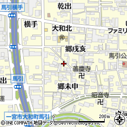 愛知県一宮市大和町馬引郷戌亥2217周辺の地図