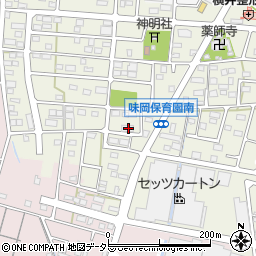 愛知県小牧市文津196-3周辺の地図
