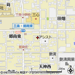愛知県一宮市三条小辰己1-24周辺の地図