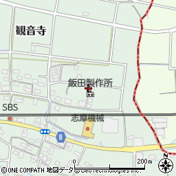 京都府福知山市観音寺523周辺の地図