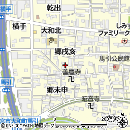 愛知県一宮市大和町馬引郷戌亥2212周辺の地図