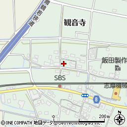 京都府福知山市観音寺554周辺の地図